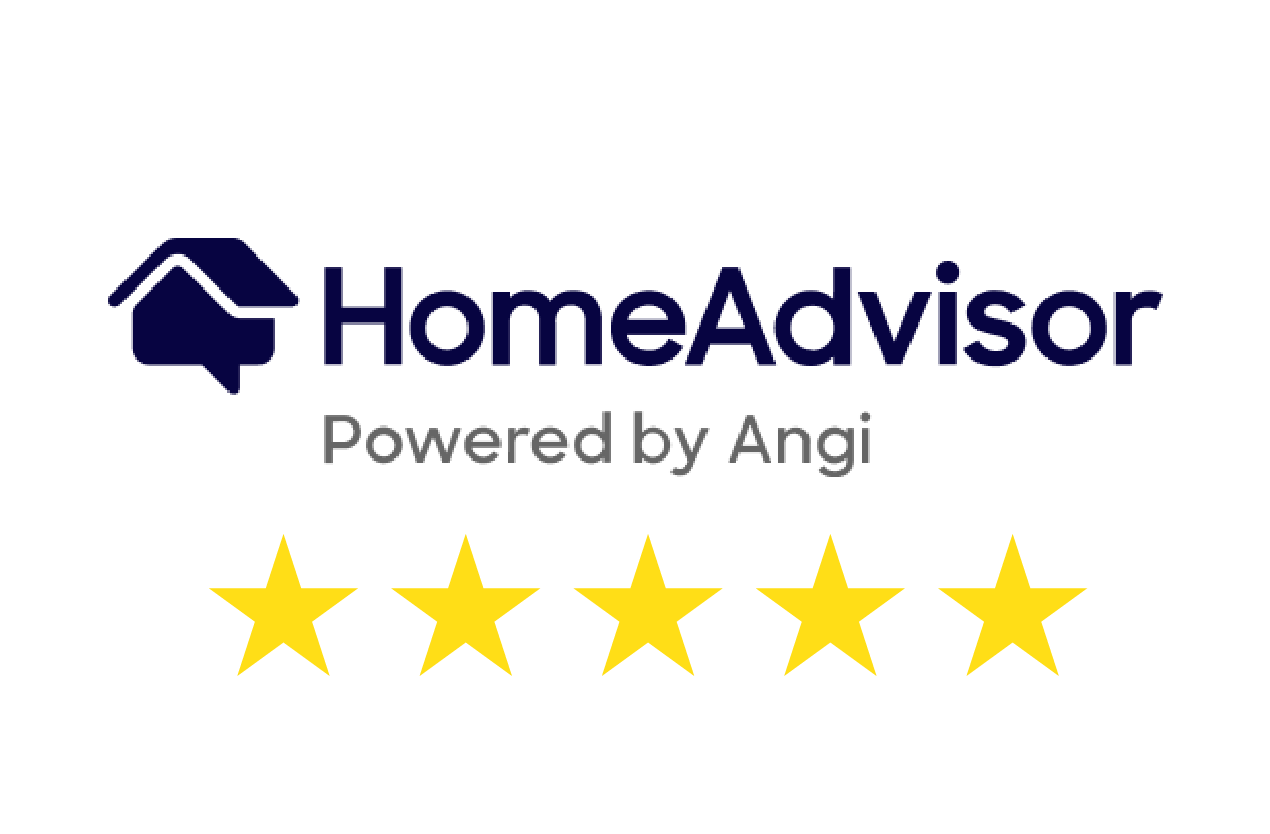 HomeAdvisor 5-star rating graphic